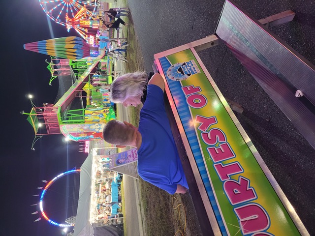 Enjoying the Lee Regional Fair Midway